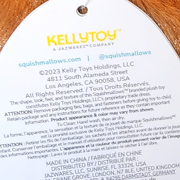 CHIP 🦫 Beaver FuzzAMallow Original Squishmallow by Kelly Toy ☆ NWT ☆ - Picture 7 of 8